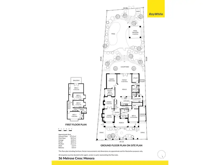 Floorplan of Homely house listing, 36 Melrose Crescent, Menora WA 6050