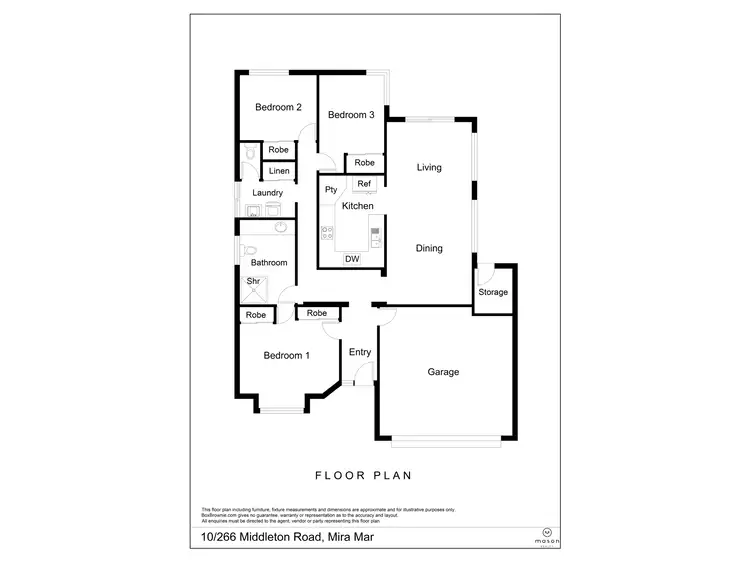 Floorplan of Homely house listing, 10/266 Middleton Road, Mira Mar WA 6330