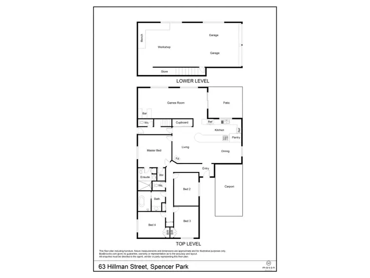 Floorplan of Homely house listing, 63 Hillman Street, Spencer Park WA 6330