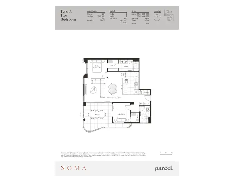 Floorplan of Homely apartment listing, 301/42 Glyde Street, Mosman Park WA 6012