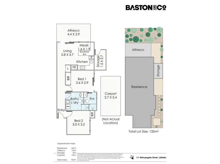 Floorplan of Homely apartment listing, 1/1 Bishopsgate Street, Lathlain WA 6100