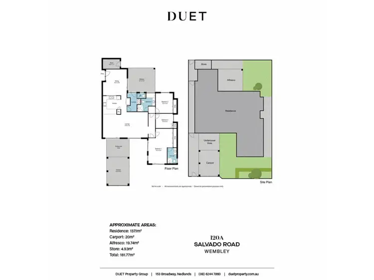 Floorplan of Homely house listing, 120A Salvado Road, Wembley WA 6014