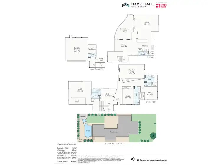 Floorplan of Homely house listing, 29 Central Avenue, Swanbourne WA 6010