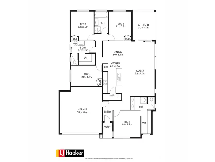 Floorplan of Homely house listing, 8 Gemfish Street, Two Rocks WA 6037