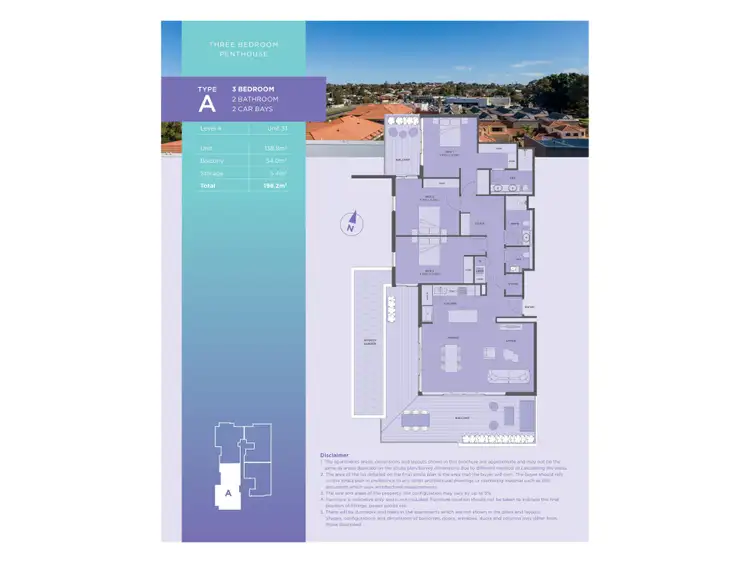 Floorplan of Homely apartment listing, 31/554 Canning Highway, Attadale WA 6156