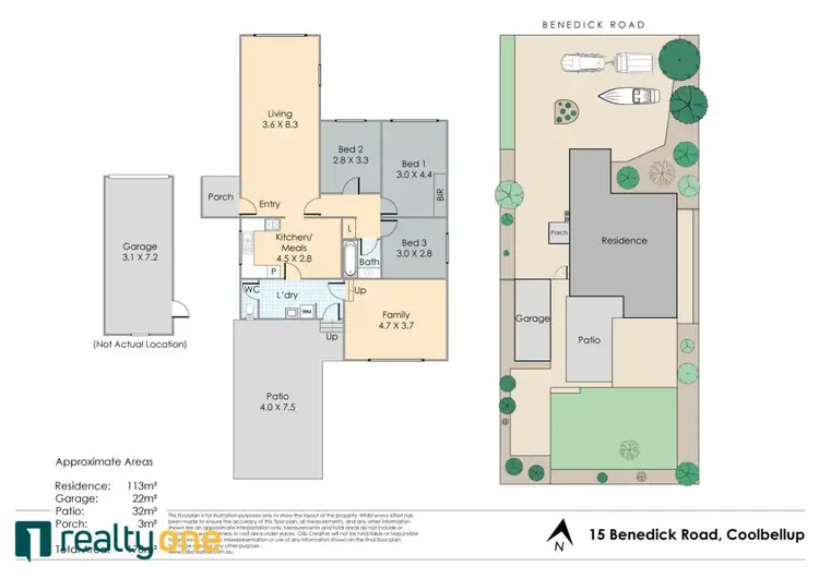 Floorplan of Homely house listing, 15 Benedick Road, Coolbellup WA 6163