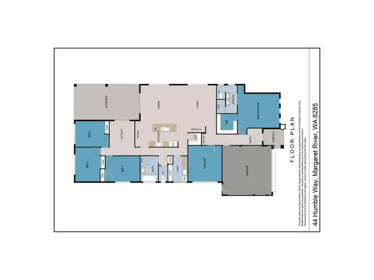 Floorplan of Homely house listing, 44 Humble Way, Margaret River WA 6285