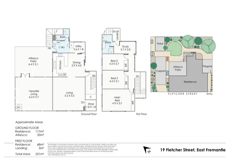 Floorplan of Homely house listing, 19 Fletcher Street, East Fremantle WA 6158