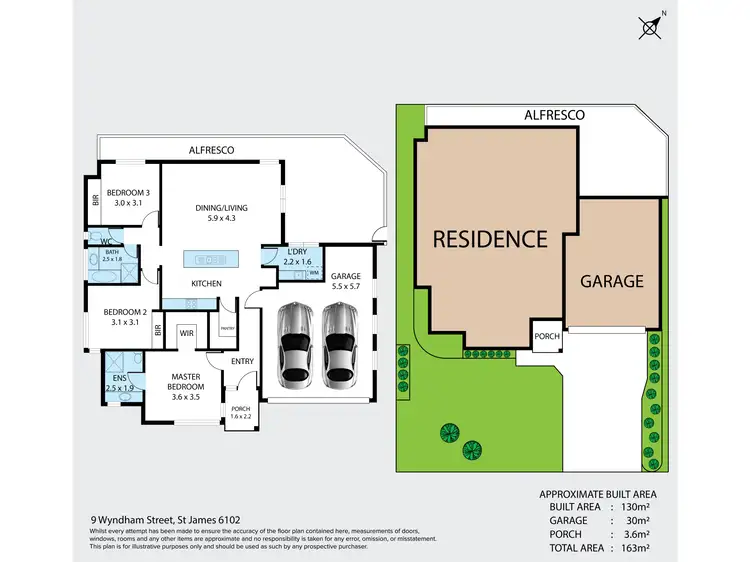Floorplan of Homely house listing, 9A Wyndham Street, St James WA 6102