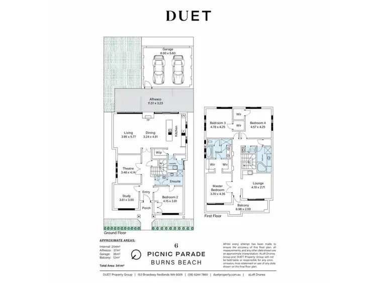 Floorplan of Homely house listing, 6 Picnic Parade, Burns Beach WA 6028