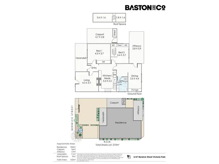 Floorplan of Homely house listing, 5/57 Berwick Street, Victoria Park WA 6100