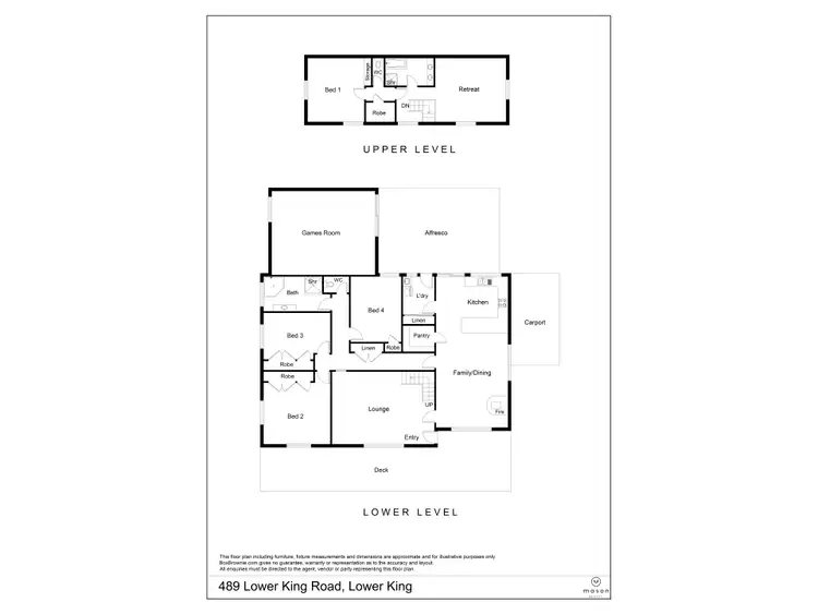 Floorplan of Homely house listing, 489 Lower King Road, Lower King WA 6330