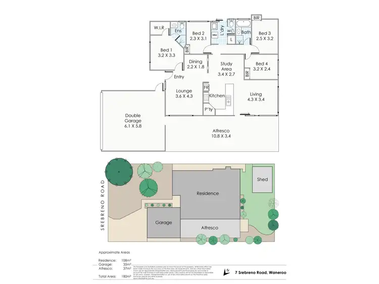 Floorplan of Homely house listing, 7 Srebreno Road, Wanneroo WA 6065