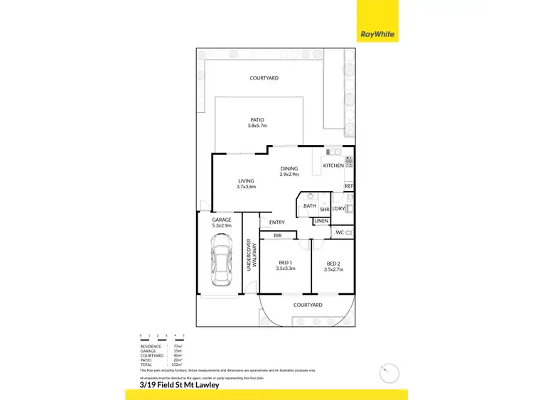 Floorplan of Homely house listing, 3/19 Field Street, Mount Lawley WA 6050