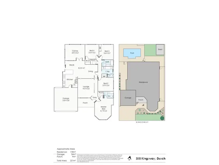 Floorplan of Homely house listing, 255 Kingsway, Darch WA 6065