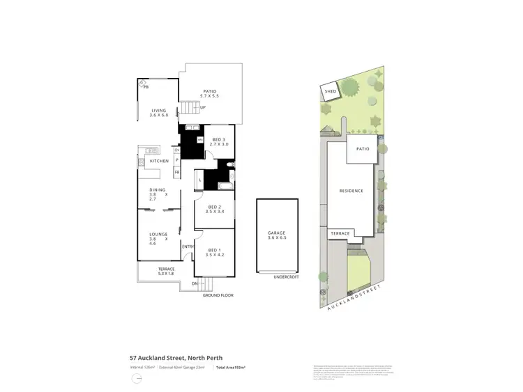 Floorplan of Homely house listing, 57 Auckland Street, North Perth WA 6006