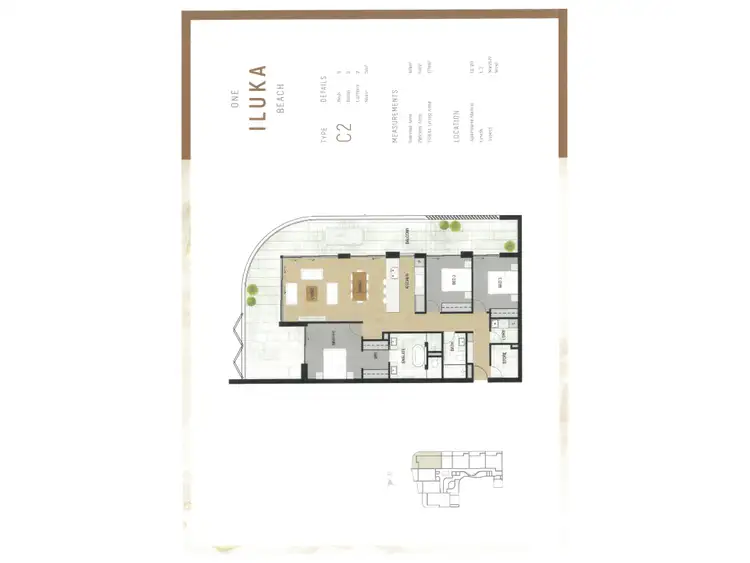 Floorplan of Homely unit listing, 12/11 Mykonos View, Iluka WA 6028