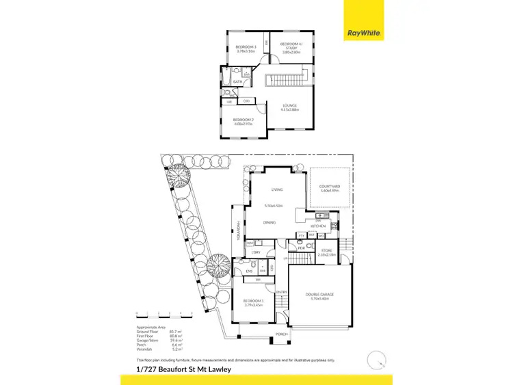 Floorplan of Homely house listing, 1/727 Beaufort Street, Mount Lawley WA 6050