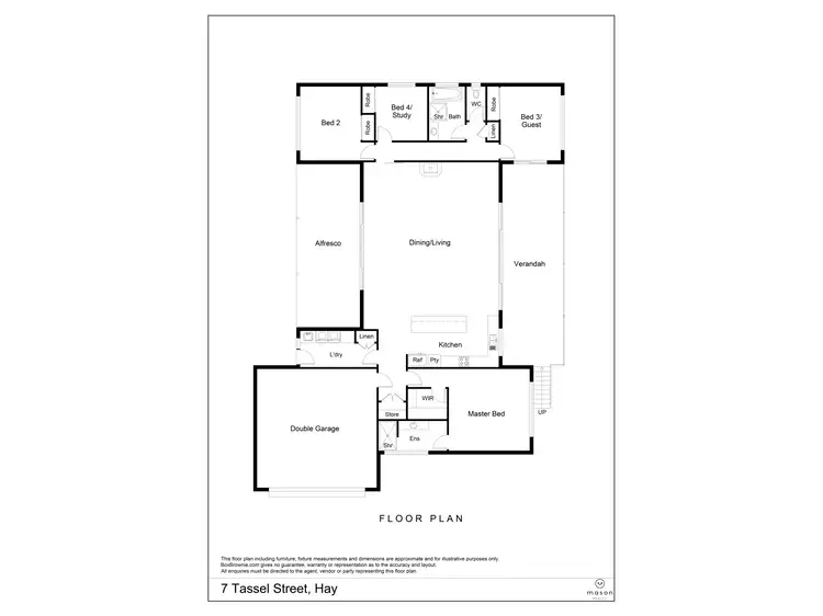 Floorplan of Homely house listing, 7 Tassel Place, Hay WA 6333