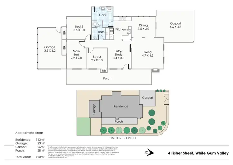 Floorplan of Homely house listing, 4 Fisher Street, White Gum Valley WA 6162
