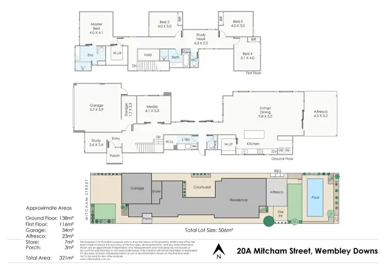 Floorplan of Homely house listing, 20A Mitcham Street, Wembley Downs WA 6019