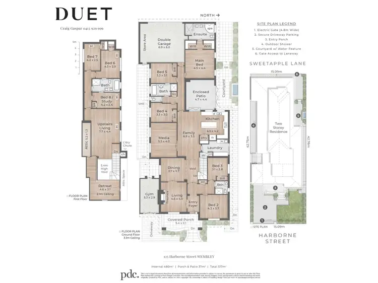 Floorplan of Homely house listing, 125 Harborne Street, Wembley WA 6014