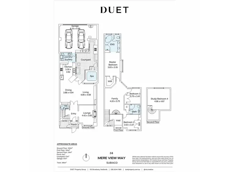 Floorplan of Homely house listing, 34 Mere View Way, Subiaco WA 6008