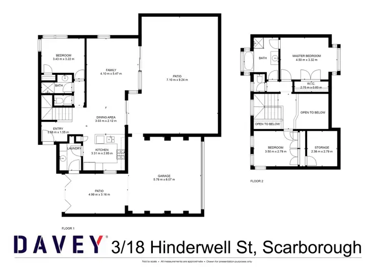Floorplan of Homely townhouse listing, 18C Hinderwell Street, Scarborough WA 6019