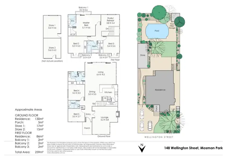 Floorplan of Homely house listing, 148 Wellington Street, Mosman Park WA 6012