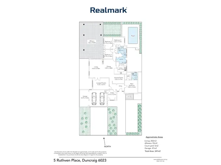Floorplan of Homely house listing, 5 Ruthven Place, Duncraig WA 6023