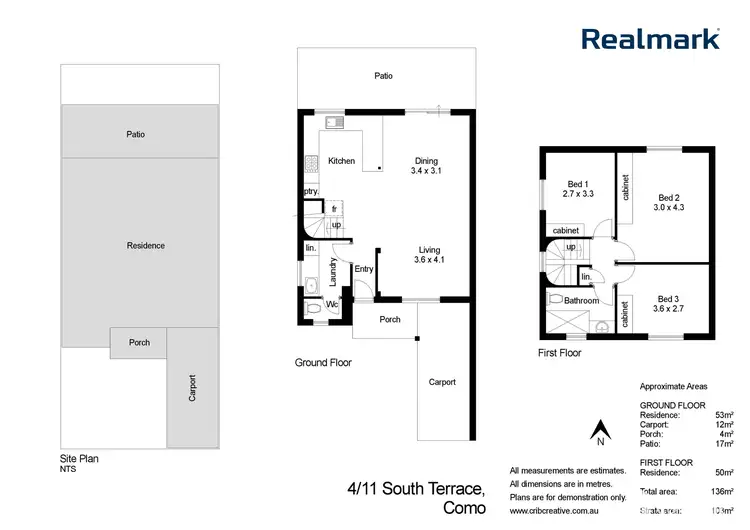 Floorplan of Homely townhouse listing, Address available on request