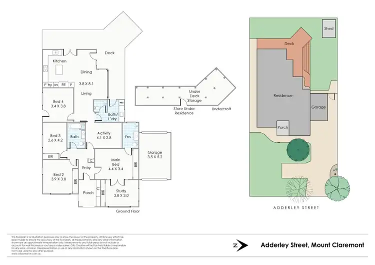 Floorplan of Homely house listing, 61 Adderley Street, Mount Claremont WA 6010
