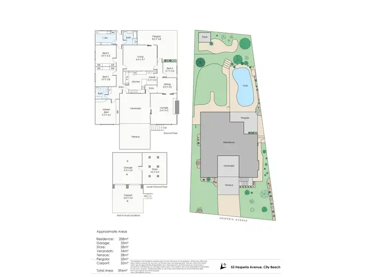 Floorplan of Homely house listing, 53 Hesperia ave, City Beach WA 6015