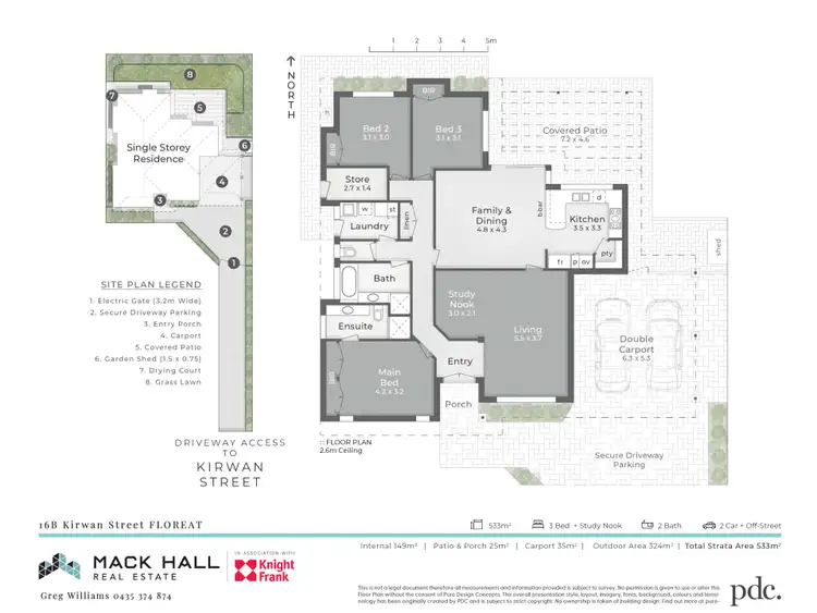 Floorplan of Homely house listing, 16B Kirwan Street, Floreat WA 6014