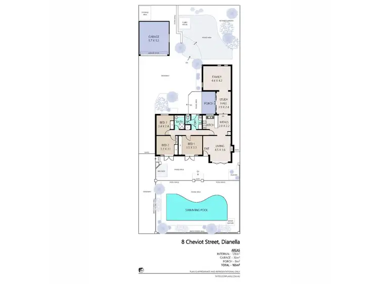 Floorplan of Homely house listing, 8 Cheviot Street, Dianella WA 6059