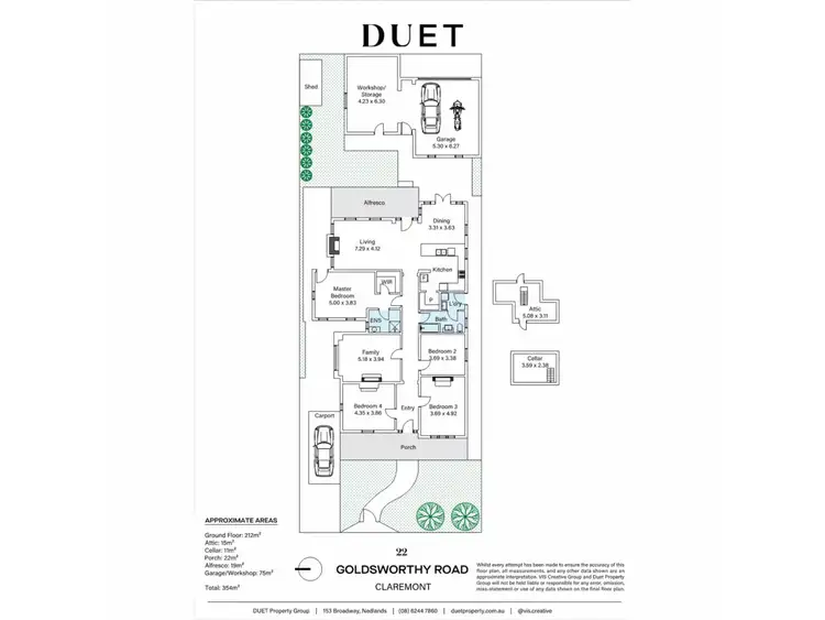Floorplan of Homely house listing, 22 Goldsworthy Road, Claremont WA 6010