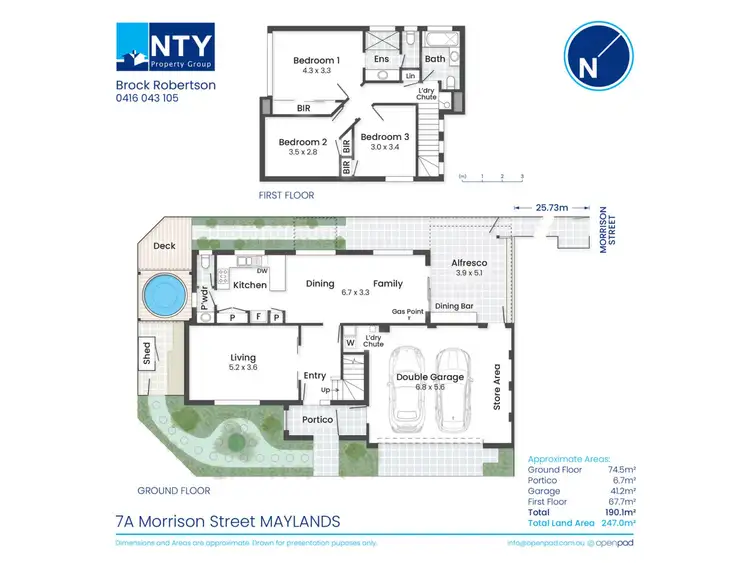 Floorplan of Homely house listing, 7A Morrison Street, Maylands WA 6051