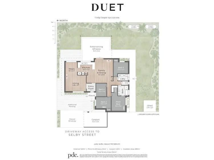 Floorplan of Homely house listing, 218A Selby Street, Wembley WA 6014