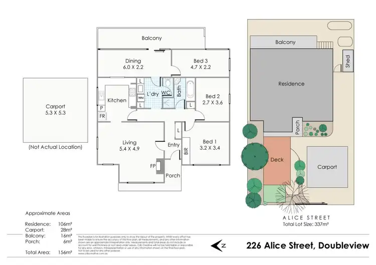 Floorplan of Homely house listing, 226 Alice Street, Doubleview WA 6018