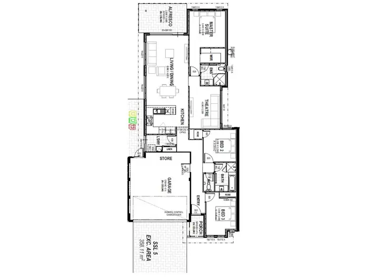 Floorplan of Homely house listing, Lot 5, 2/7 Newton Street, Bayswater WA 6053