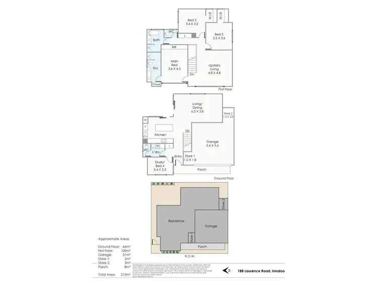 Floorplan of Homely house listing, 18B Laurence Road, Innaloo WA 6018