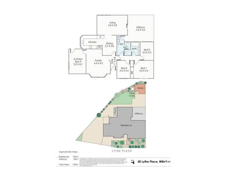 Floorplan of Homely house listing, 5B Lythe Place, Willetton WA 6155