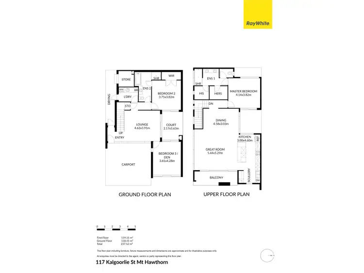 Floorplan of Homely house listing, 117 Kalgoorlie Street, Mount Hawthorn WA 6016