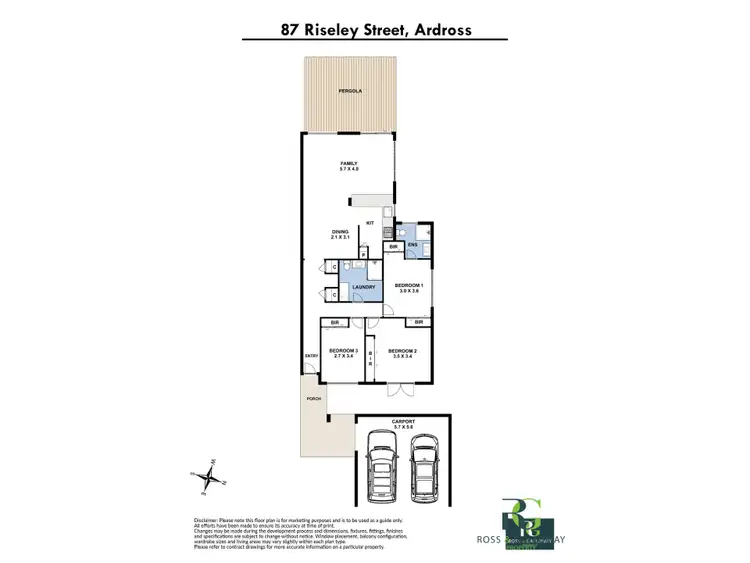 Floorplan of Homely house listing, 87 Riseley Street, Ardross WA 6153