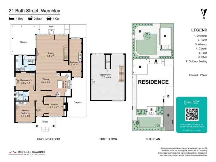 Floorplan of Homely house listing, 21 Bath Street, Wembley WA 6014