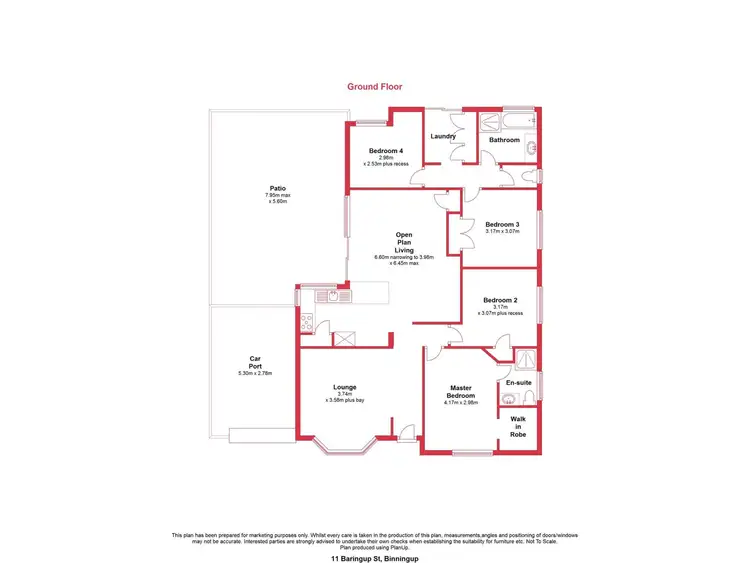 Floorplan of Homely house listing, 11 Baringup Street, Binningup WA 6233