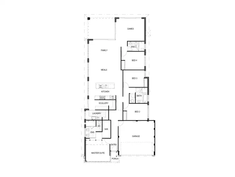 Floorplan of Homely house listing, 5 Gooljak Rise, Lakelands WA 6180
