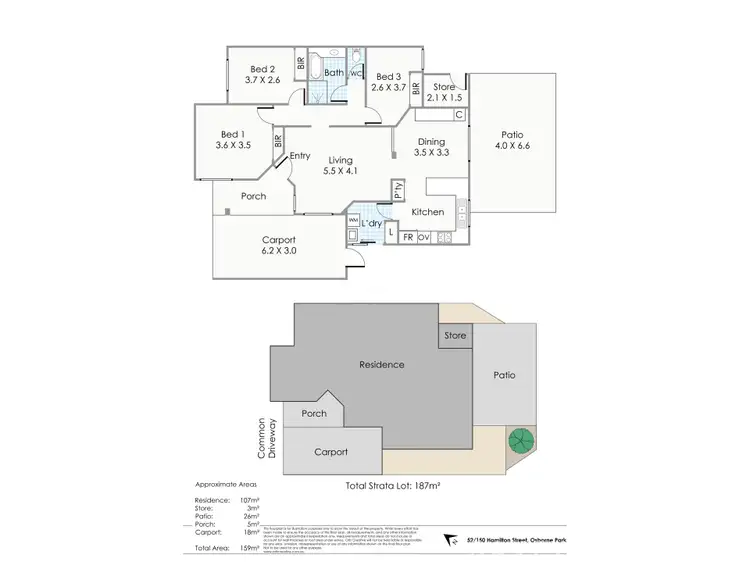 Floorplan of Homely house listing, 52/150 Hamilton Street, Osborne Park WA 6017