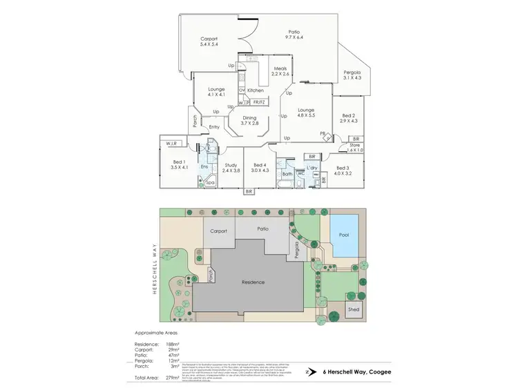Floorplan of Homely house listing, 6 Herschell Way, Coogee WA 6166