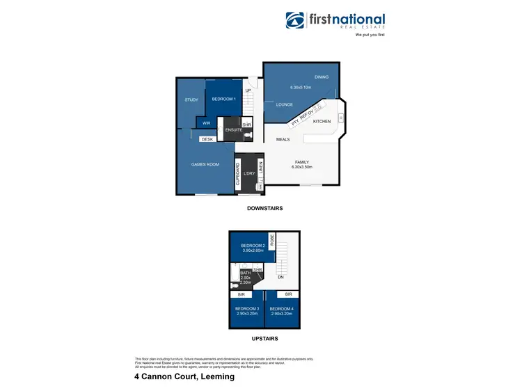 Floorplan of Homely house listing, 4 Cannon Court, Leeming WA 6149